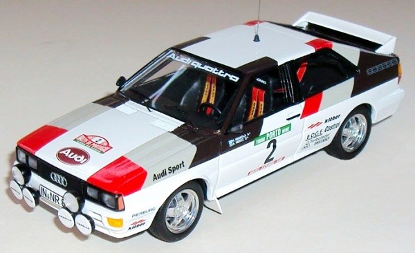 audi quattro #2 rally portugal 1981 mikkola - hertz RRAL17 Модель 1:43