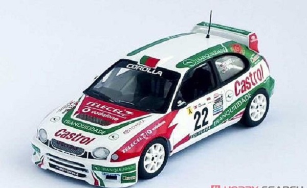 toyota corolla wrc №22 «castrol» rally portugal (chaves - paiva) RRAL71 Модель 1:43