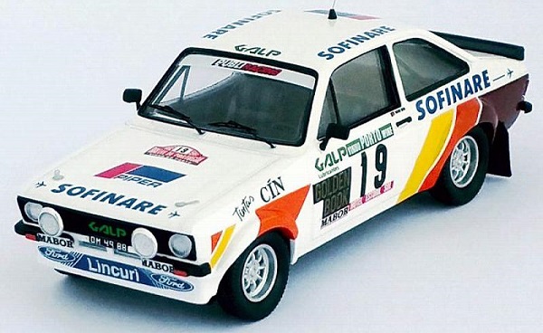 ford escort mkii №19 wm rally portugal 1982 silva - bevilacqua RRAL81 Модель 1:43