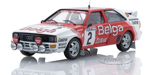 Audi Quattro A1 Belga winner Rallye Boucles de Spa 1983 RRBE50 Модель 1:43
