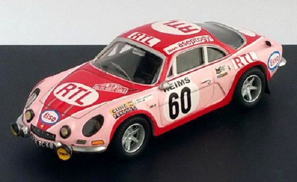 alpine a110 renault #60 rally monte carlo 1972 moss - crellin TRF.826 Модель 1:43
