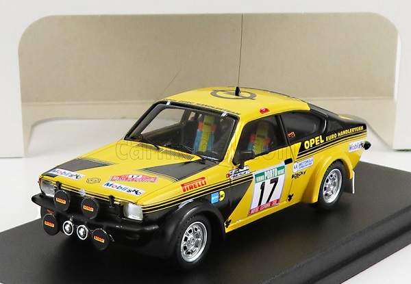 Модель 1:43 OPEL Kadett Gt/e (night Version) №17 Rally Of Portugal (1978) Mequepe - M.Vilar, Yellow Black