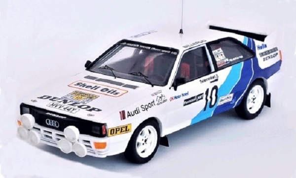 audi quattro, no.10, malcolm wilson (motorsport) ltd., rallye wm, rallye schweden, 1985, m.wilson/n.harris TRORR.SE07 Модель 1:43