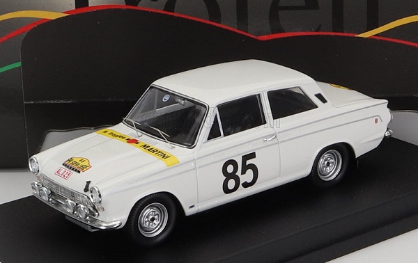 FORD Lotus Cortina GT №85 Rally Spa-sofia-liege (1964) G.staepelaere - E.meeuwissen, White TRRBE46 Модель 1:43