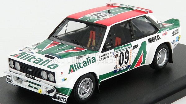 Модель 1:43 FIAT 131 Abarth №09 «Alitalia» Rally Bandama (1978) (J.Vinatier - J.F.Jacob)