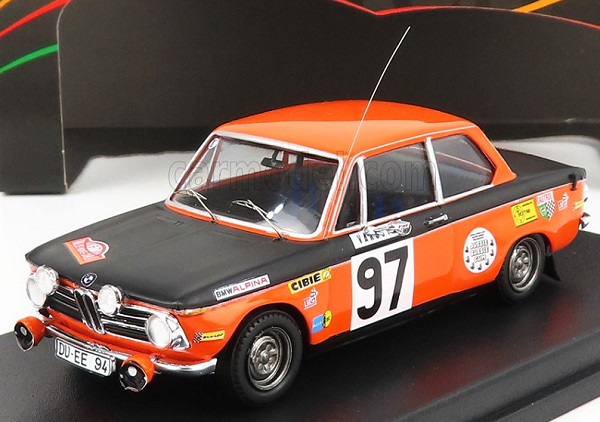 BMW 2002ti N97 Rally Montecarlo (1970) A.warmbold - P.weber, Orange Black