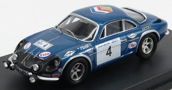 Модель 1:43 RENAULT A110 Alpine N4 Rally Circuit Of Ireland (1971) N.hollier - P.short, Blue Met