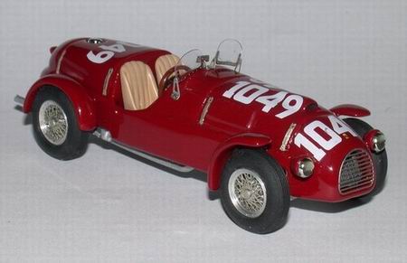 Модель 1:43 Ferrari 166 SC №1049 Mille Miglia (Tazio Nuvolari) KIT
