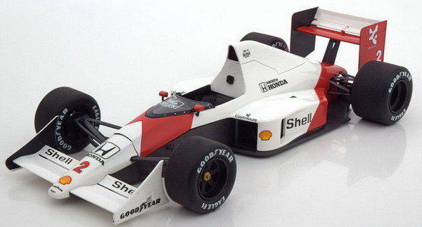 Модель 1:18 McLaren MP4/5 №2 2nd GP Monaco, World Champion (Alen Prost) (L.E.500pcs)