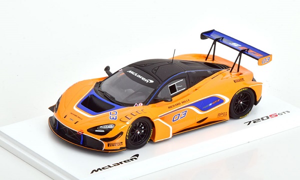 Модель 1:43 McLaren 720S GT3 №03 - orange/blue