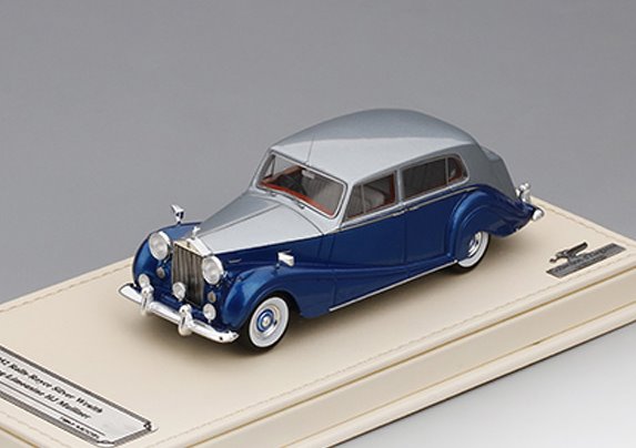 Модель 1:43 Rolls-Royce Silver Wraith Touring Limousine H.J.Mulliner - blue/silver