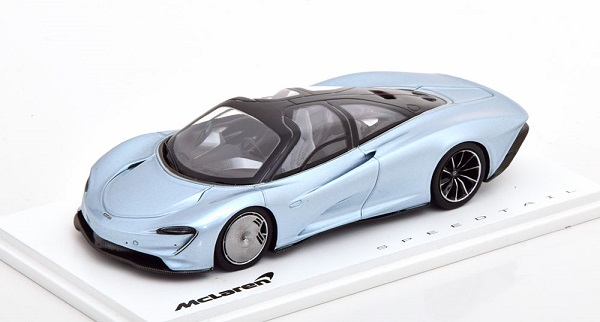 Модель 1:43 McLaren Speedtail - dark blue/light blue met
