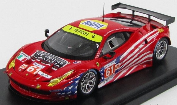 Модель 1:43 Ferrari 458 Italia GT2 #61 Le Mans 2012 Kauffman - Aguas - Vickers