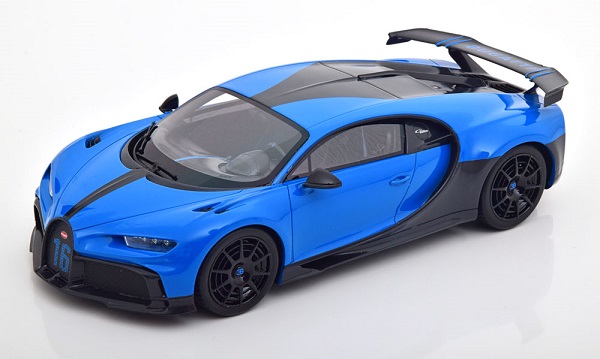 Bugatti Chiron Pur Sport 2020 blue/black TS0373 Модель 1:18