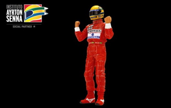 Модель 1:43 McLaren Figurine Ayrton Senna