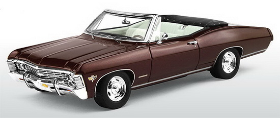 chevrolet impala ss 2-door convertible - royal plum TSM134312 Модель 1:43