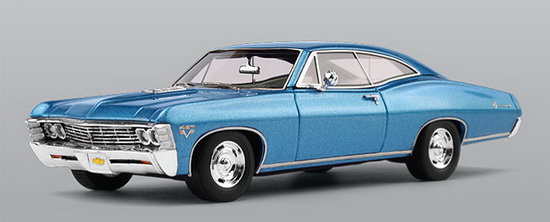 chevrolet impala coupe (2-door) - marina blue TSM134313 Модель 1:43