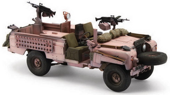 Модель 1:43 Land Rover Series IIA 109` SAS Patrol Vehicle «Pink Panther»