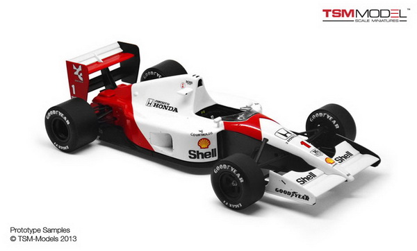 Модель 1:18 McLaren Honda MP4/6 №1 2nd Japan GP World Champion (Ayrton Senna)