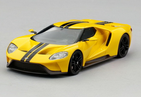 Модель 1:43 Ford GT - Los Angeles MotorShow - yellow