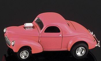 willys coupe pink/ chromed engine UH1904 Модель 1:43