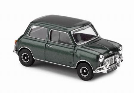 morris mini cooper s (personal car paul mccartney) - green met/black VA02531 Модель 1:43