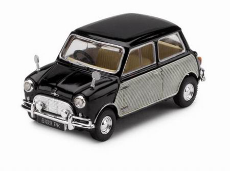 Модель 1:43 Morris Mini Cooper (personal car PETER SELLERS) - black/yellow