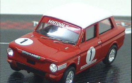 Модель 1:43 Hillman Imp №1 Winner HISTORIC Racing SALOON (ADRIAN OLIVER) - red/white