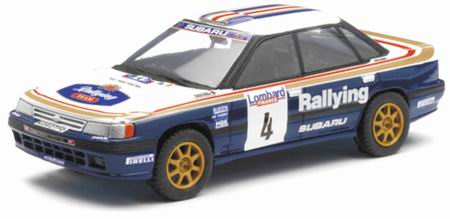 Модель 1:43 Subaru Legacy RS 2000CC Turbo Gr.A №4 Rally BRITISH Champion 1991 -1992 (Colin McRae - Derek Ringer)