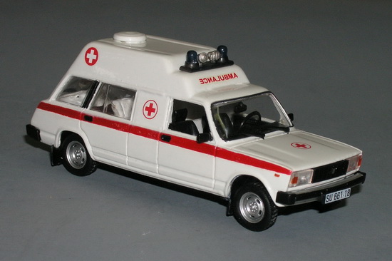 ВАЗ 2104 ambulance PZ-67 Модель 1:43