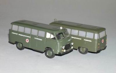 РАФ-10С санитарный / raf-10s military ambulance V2-68 Модель 1:43