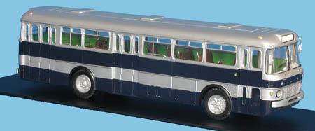 Модель 1:43 Ikarus 556 City Bus «BKV» Budapest / Икарус 556 Будапешт - blue/silver