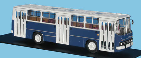 ikarus 260.18 city bus «bkv» budapest / Икарус 260.18 городской Будапешт - blue/white V5-31.1 Модель 1:43