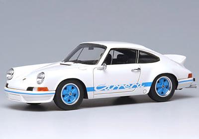Модель 1:43 Porsche 911 Carrera RS 2.7 1973 White/blue