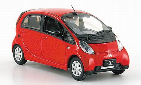 Mitsubishi i-MiEV Electric Car - red