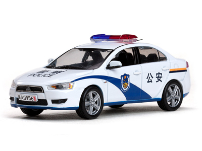 Модель 1:43 Mitsubishi Lancer Х «Police» Полиция Китая