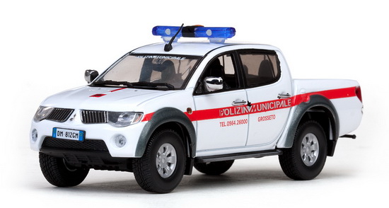 Модель 1:43 Mitsubishi L 200 «Polizia Municipale» (Полиция Италии)