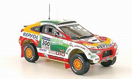 mitsubishi lancer №300 racing dakar rally VSS43431 Модель 1:43