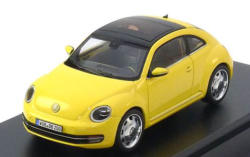 volkswagen new beetle - yellow 5C1099300PXP Модель 1:43
