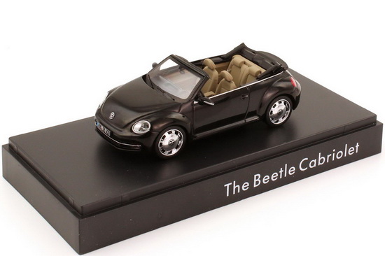 Модель 1:43 Volkswagen Beetle Cabrio - deep-black