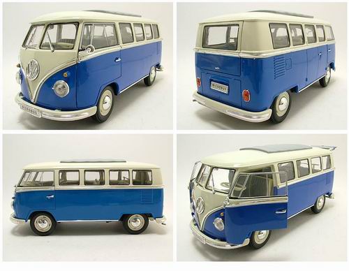 Модель 1:18 Volkswagen Bulli T1 - blue