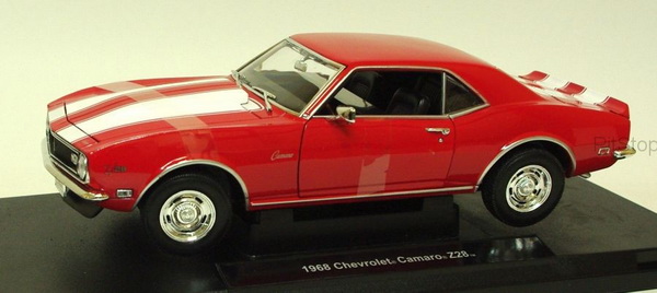 Модель 1:18 Chevrolet Camaro Z28 - red/white