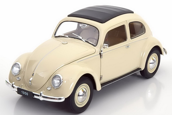 Модель 1:18 Volkswagen Käfer Typ 11 Brezelkäfer - beige