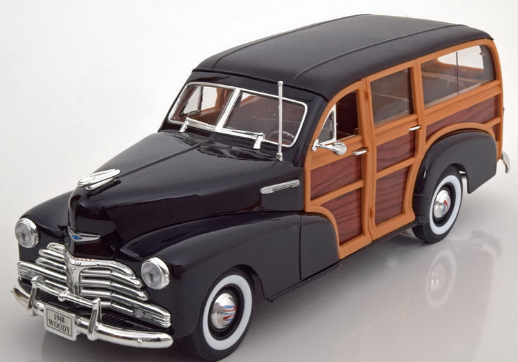 chevrolet fleetmaster woody 1948 - black W19848WBL Модель 1:18