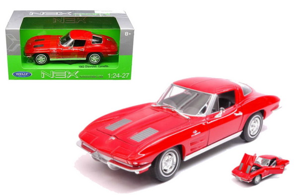 Модель 1:24 Chevrolet Corvette Sting Ray (C2) - red 1963
