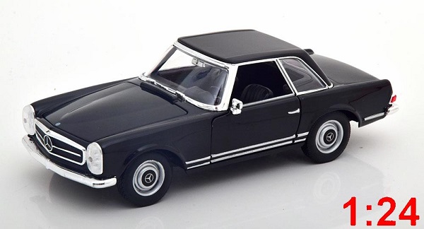 Модель 1:24 Mercedes 230 SL W113 Hardtop 1963 black