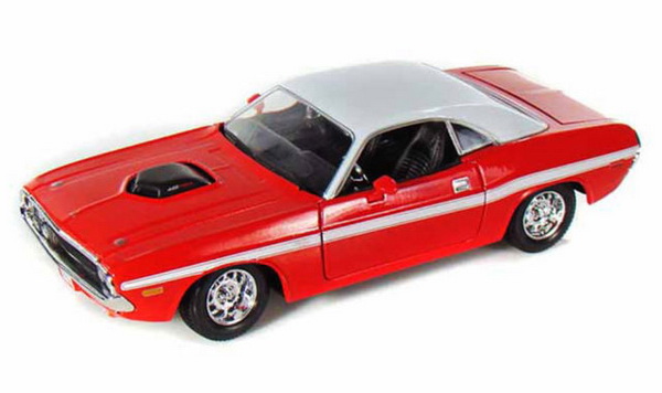 Модель 1:24 Dodge Charger R/T Coupe - red/white