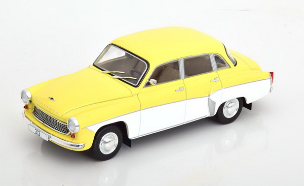 Модель 1:24 Wartburg 312 - light yellow/white