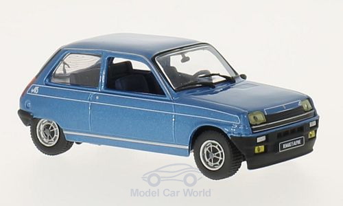 Модель 1:43 Renault 5 Alpine - blue met