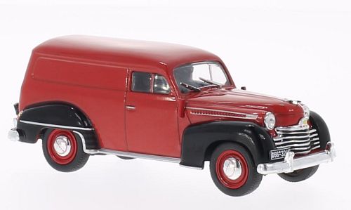 opel olympia (фургон) red/black WB070 Модель 1:43